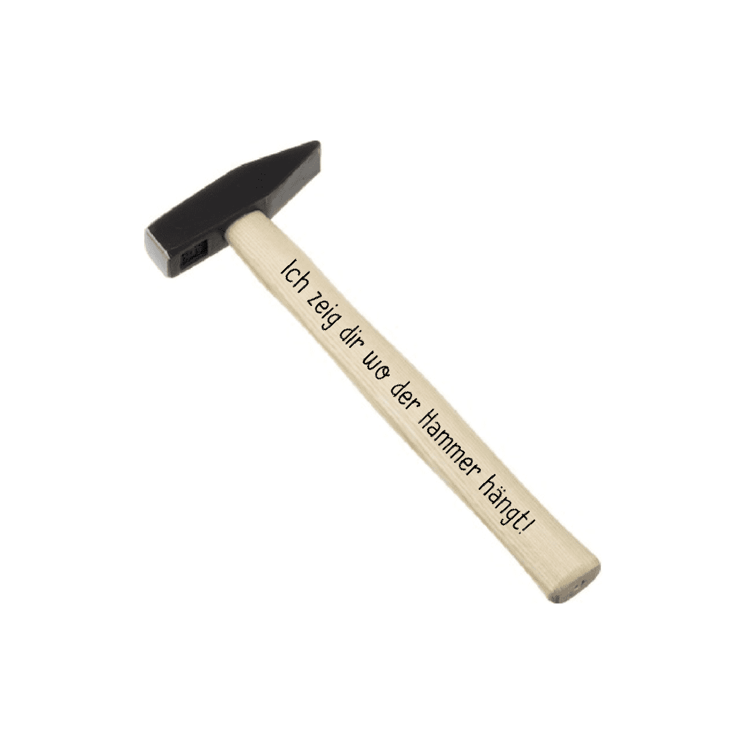 Hammer mit Personalisierung
