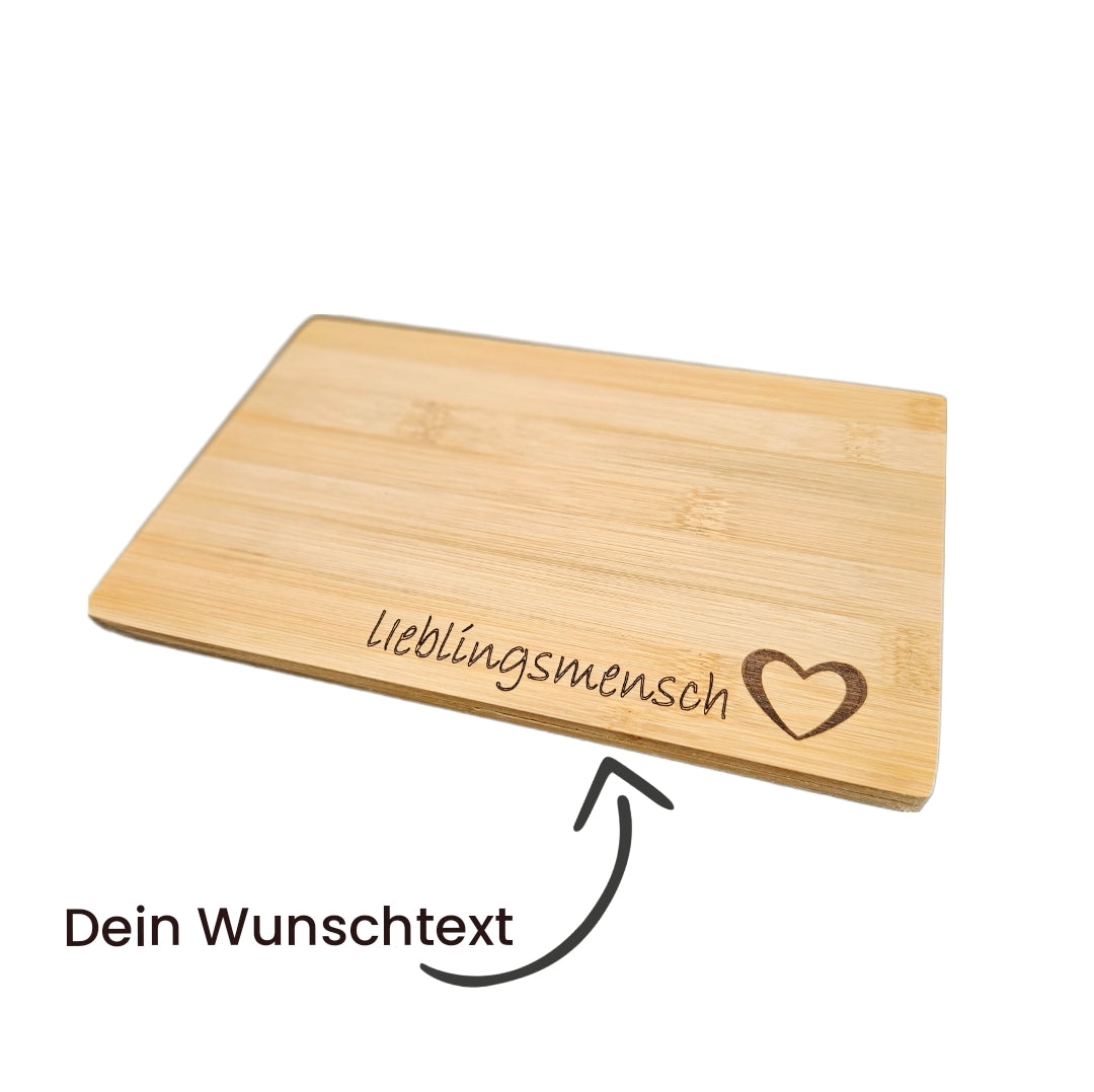 Frühstücksbrett mit Herz *Personalisierbar*