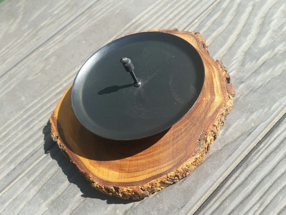 Kerzenhalter RUSTICO aus Olivenholz Ø ca. 12 cm