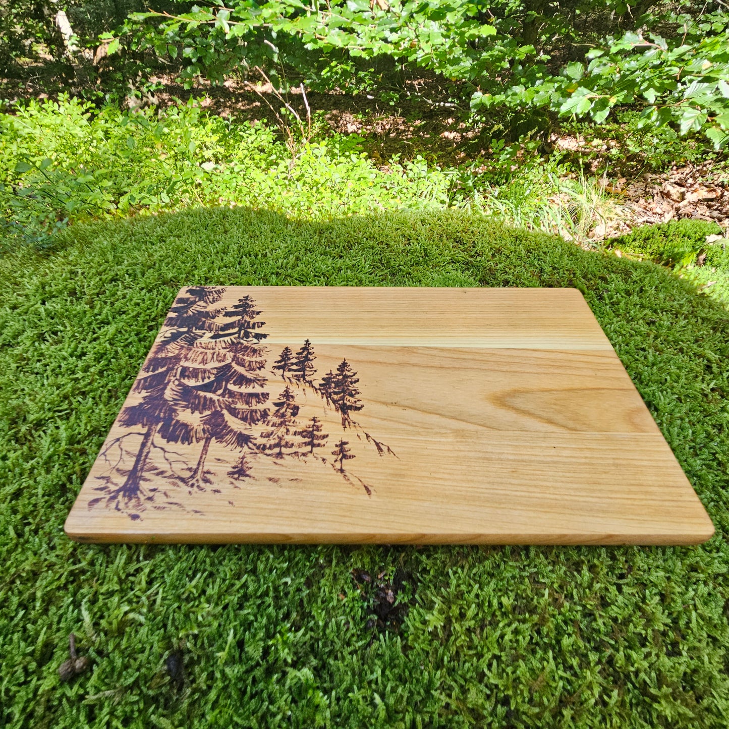 Schneidebrett Kirschbaum "Fichtenwald"
