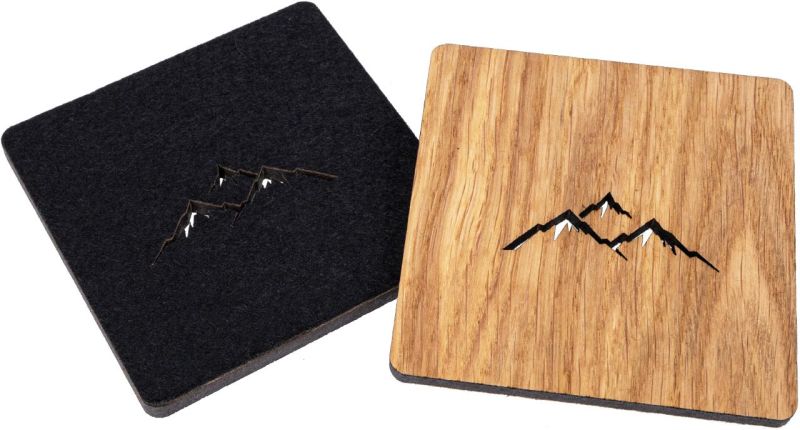 Untersetzer Holz&Filz "Berge"