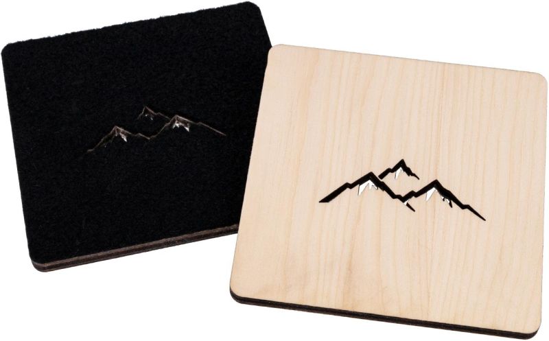 Untersetzer Holz&Filz "Berge"