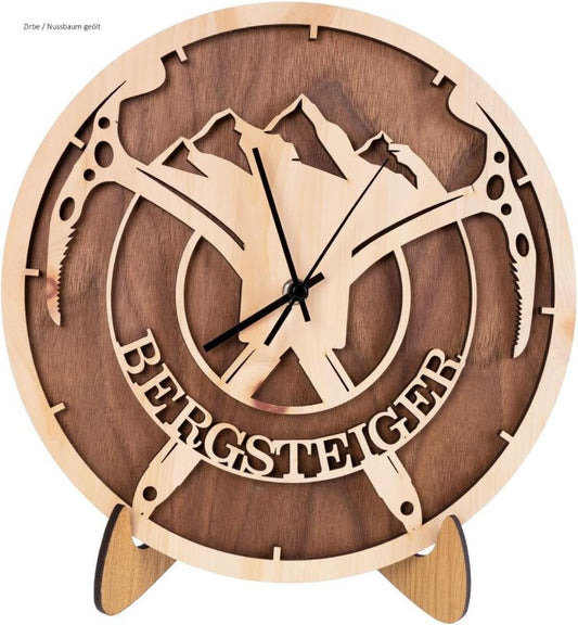Wanduhr "Bergsteiger"