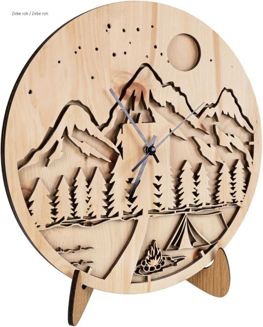 Wanduhr "Campinglife"