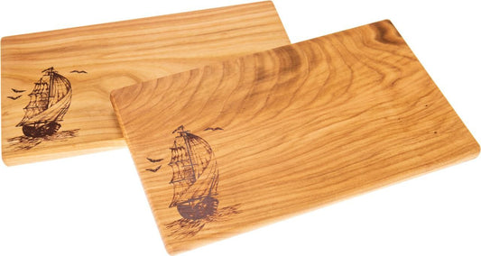 Schneidebrett Kirschbaum "Ahoi"