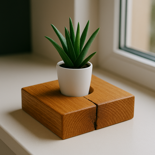 Fensterbankdeko Holz - Rustikale Tischdeko