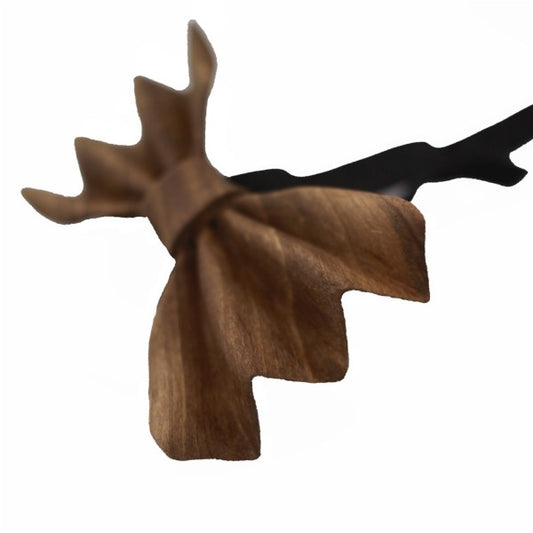 Holz-Fliege "Paris" aus Nussbaum