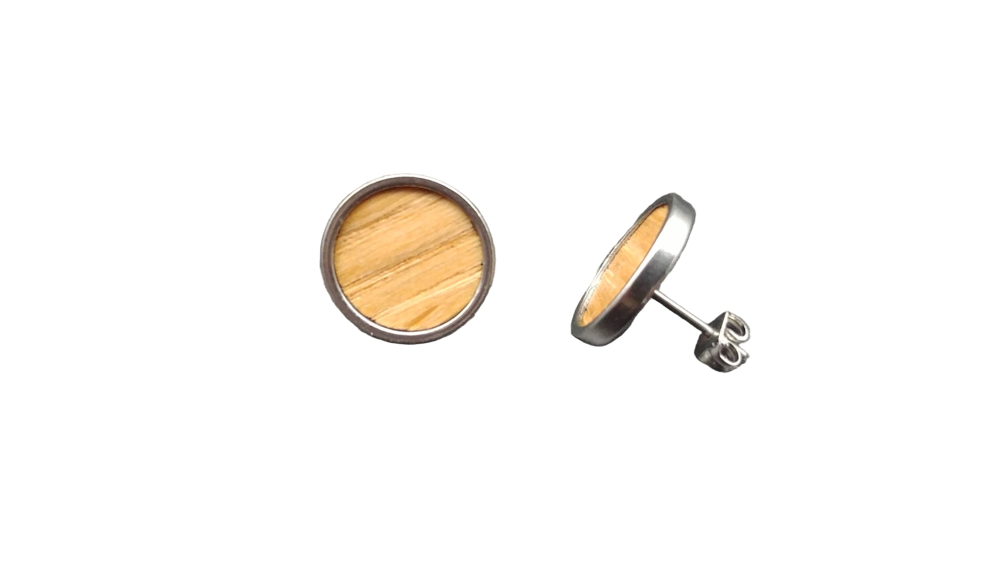 SZV Ohrringe "Holz küsst Metall"
