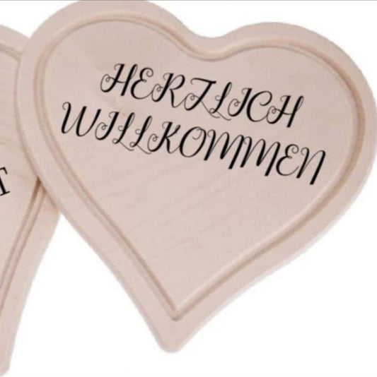 Holz-Herz "You+Me" *PERSONALISIERBAR*