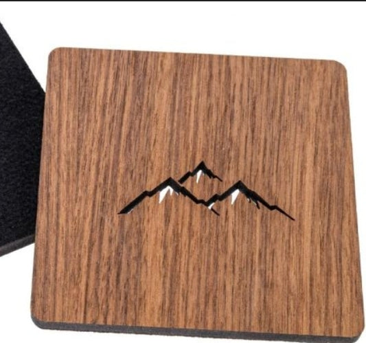 Untersetzer Holz&Filz "Berge"
