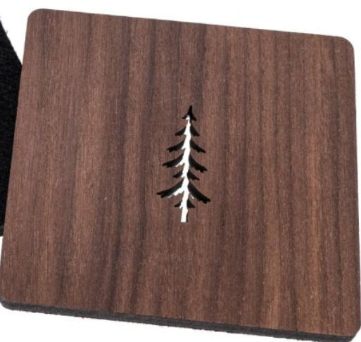 Untersetzer-Set Holz&Filz "Wald"