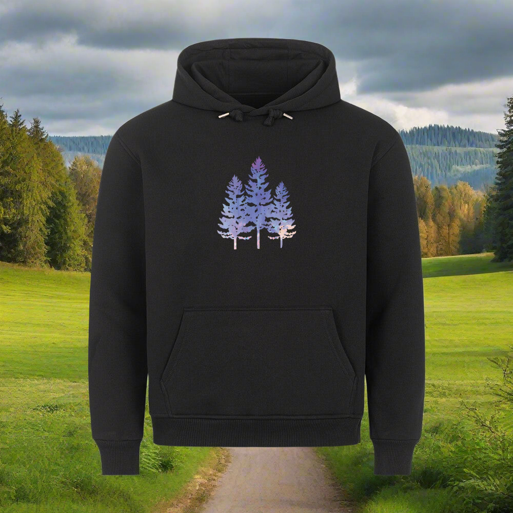 Baumwoll Hoodie - "Waldliebe"