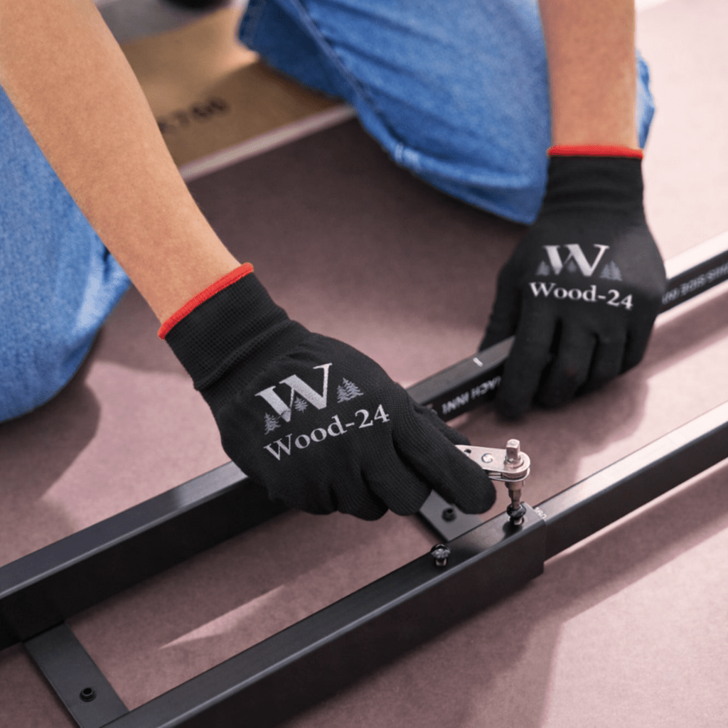 Elektrisch höhenverstellbares Tischgestell RUND – Dual - Motor | 60–125 cm | Leise & Stabil | Ergonomischer Stehschreibtisch - Woodequipment24