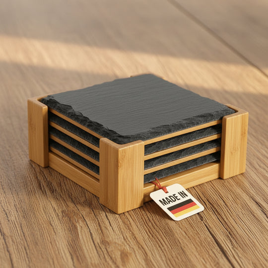 Quadros Untersetzer für Gläser und Feinkost – Produktbild des Untersetzer-Sets