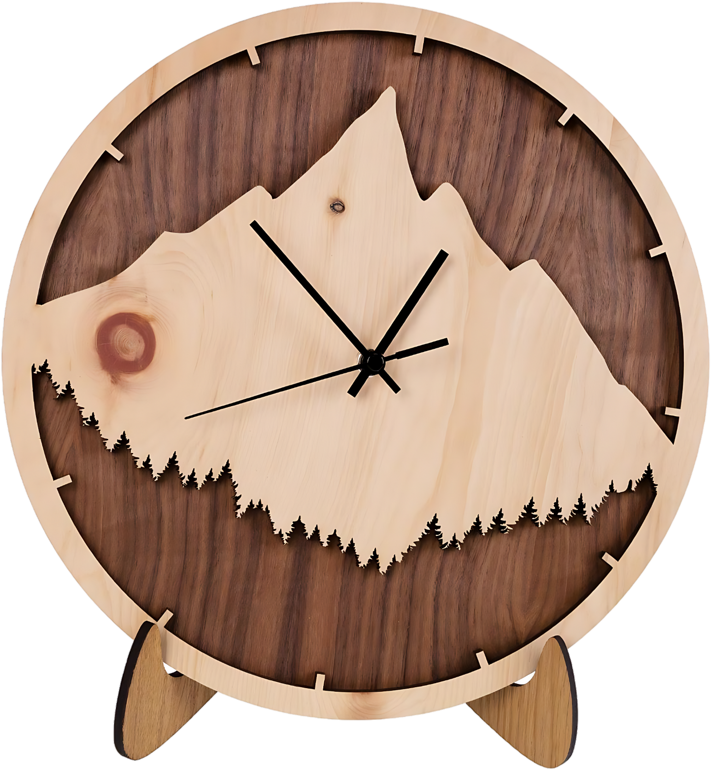 Wanduhr "Gipfelliebe"