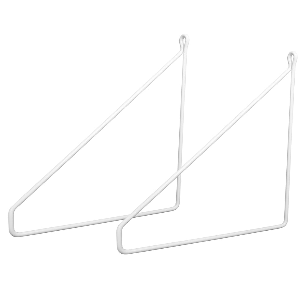 Wandregal aus massiver Eiche geölt – 200 mm tief, 250 mm breit – mit Metallhaltern | Handgefertigtes Regalbrett | Kleines Regal für Küche, Bad & Wohnzimmer | Sondergrößen möglich