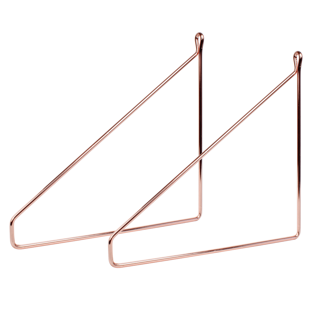 Wandregal aus massiver Eiche geölt – 200 mm tief, 250 mm breit – mit Metallhaltern | Handgefertigtes Regalbrett | Kleines Regal für Küche, Bad & Wohnzimmer | Sondergrößen möglich