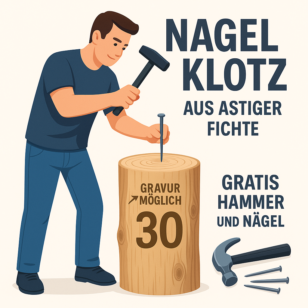 Nageklotz "Fichtenhauer" *PERSONALISIERBAR*