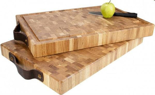 Schneidebrett Hackblock aus Holz , 60×40×6cm,