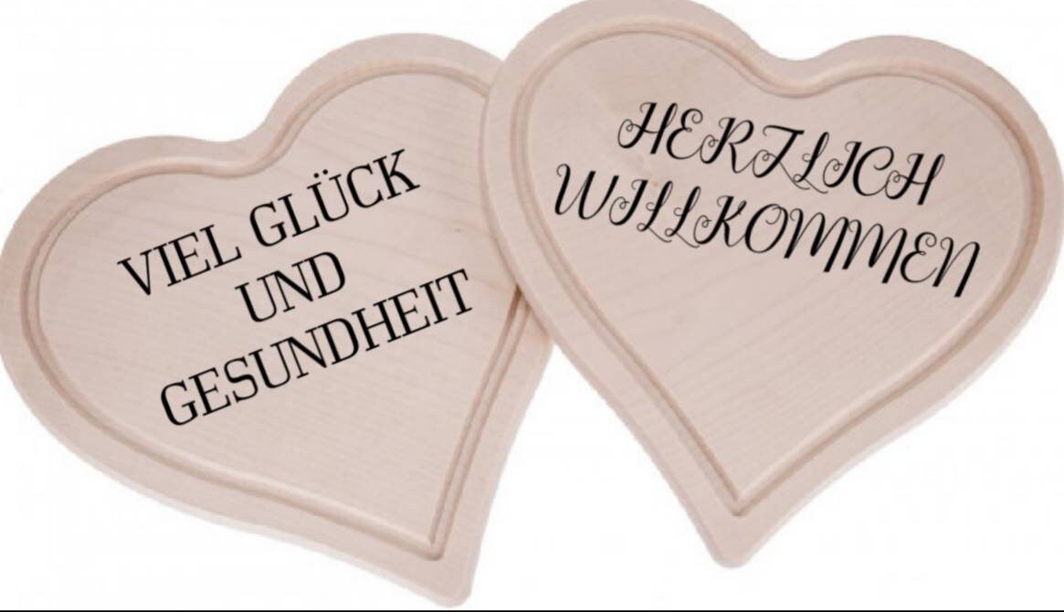 Personalisierung Holz-Herz, Valentinstag, Muttertag, Glückwunsch, Alles Gute, Herzform Holzbrett