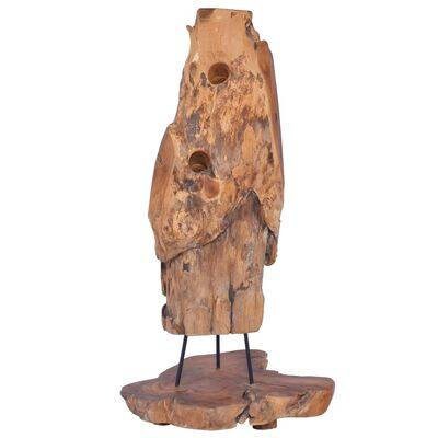 Weinregal, Weinflaschen Aufbewahrung Holz, Weinschrank in Skulpturen Optik