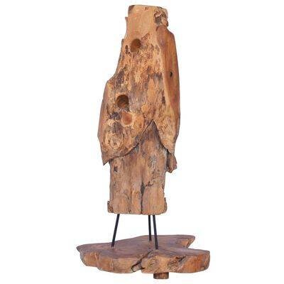 Weinregal, Weinflaschen Aufbewahrung Holz, Weinschrank in Skulpturen Optik