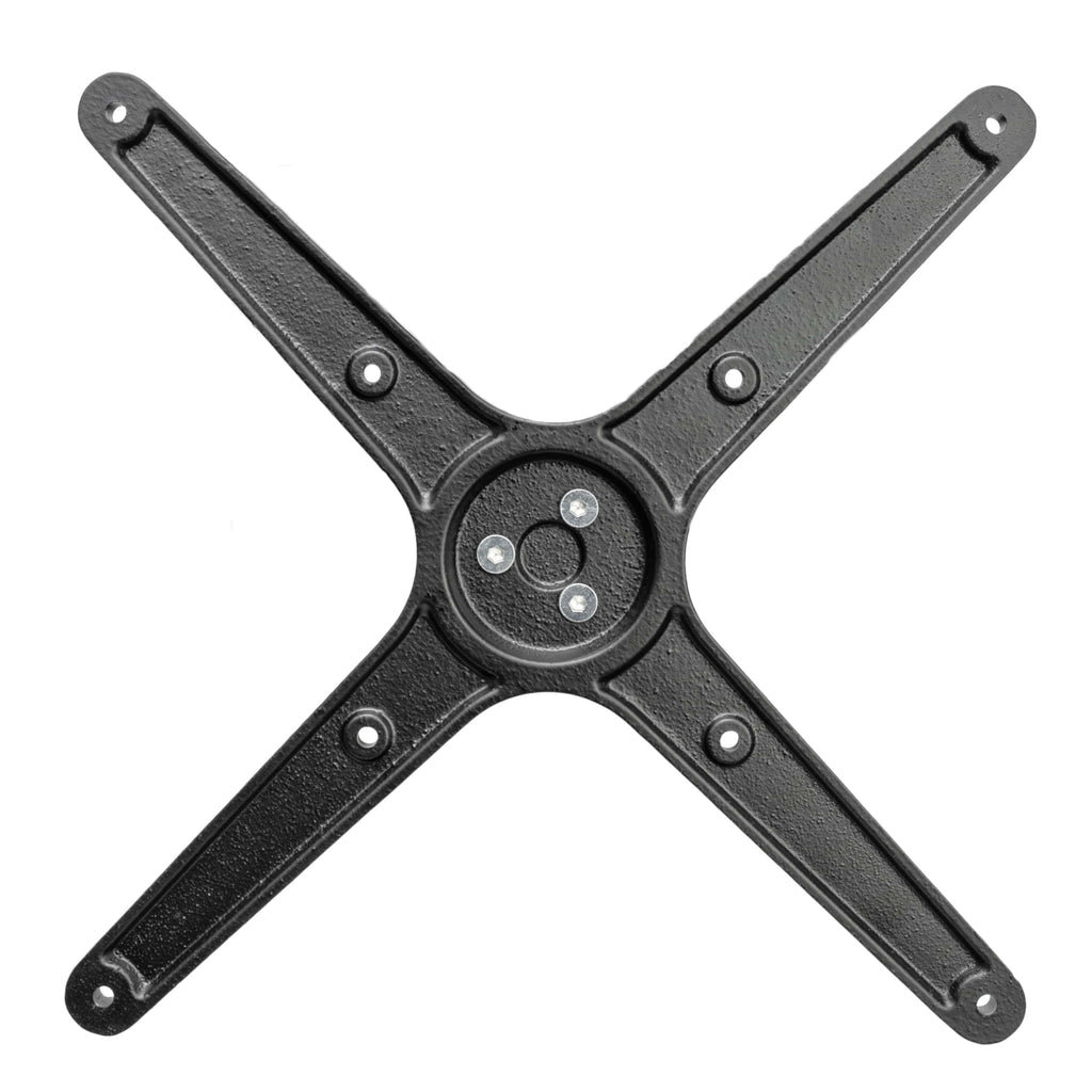 Bistro Tisch 70x70 cm – Eiche Furnier mit schwarzem Metallgestell | Café - & Gastronomietisch | Modern & Stabil - Woodequipment24