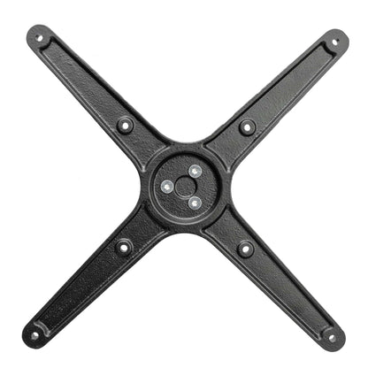 Bistro Tisch 70x70 cm – Eiche Furnier mit schwarzem Metallgestell | Café - & Gastronomietisch | Modern & Stabil - Woodequipment24
