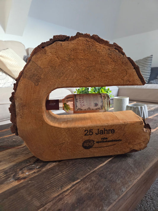 Geschenk Flaschenträger *Personalisierbar* - Woodequipment24