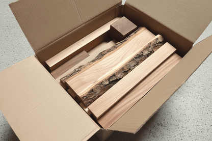 Hartholz Mix 5kg – Tischlerei - Reste – Ideal für Bastler, Modellbau & Epoxid - Projekt - Woodequipment24