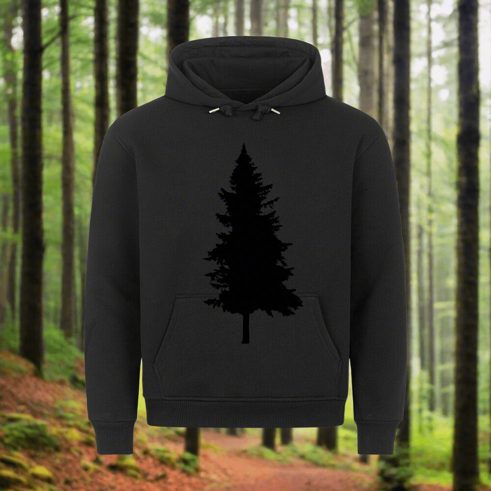 Hoodie - Mit Taschendruck "Baumliebe" - Woodequipment24