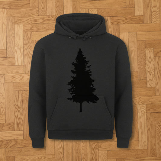 Hoodie - Mit Taschendruck "Baumliebe" - Woodequipment24