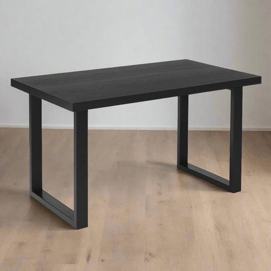 Individueller schwarzer Maßanfertigungstisch - Woodequipment24