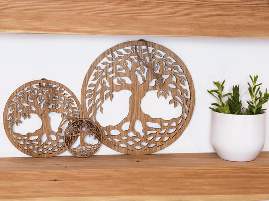 Lebensbäume - Set zum Aufhängen - Woodequipment24