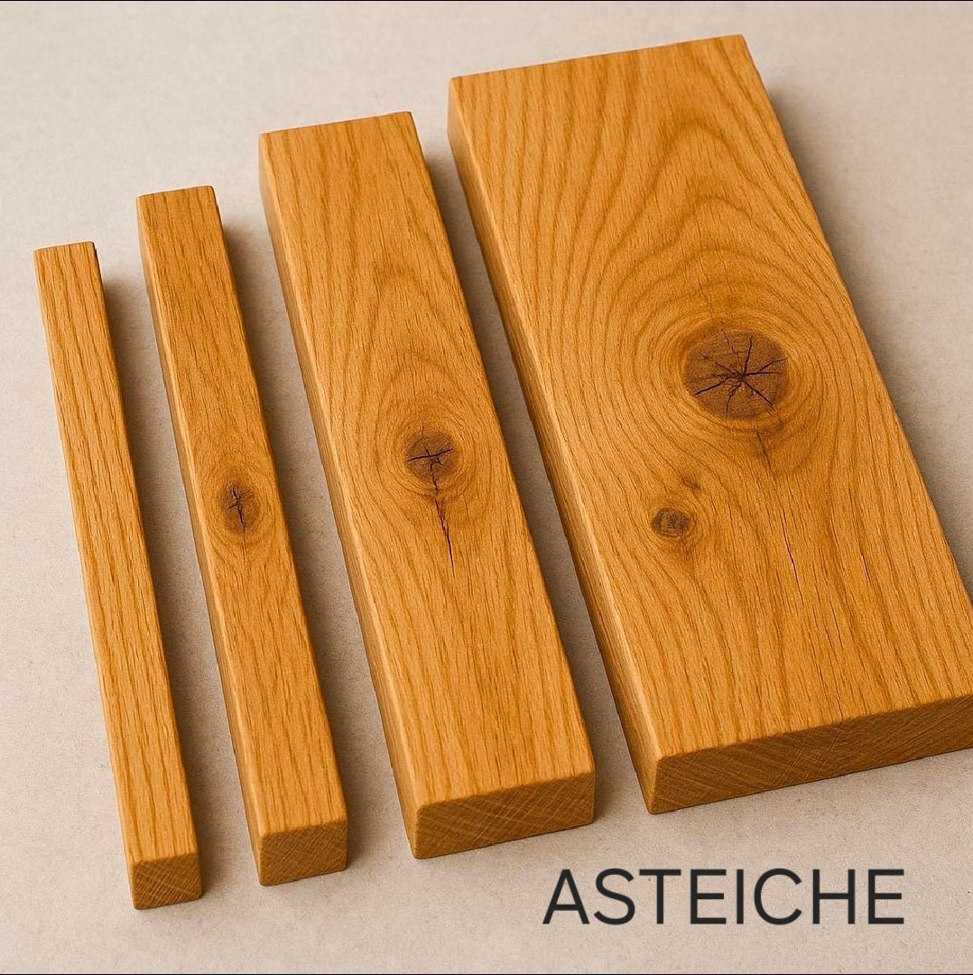 Massivholzleisten - Set – Premium - Holzsorten für DIY, Handwerk & Modellbau - Woodequipment24