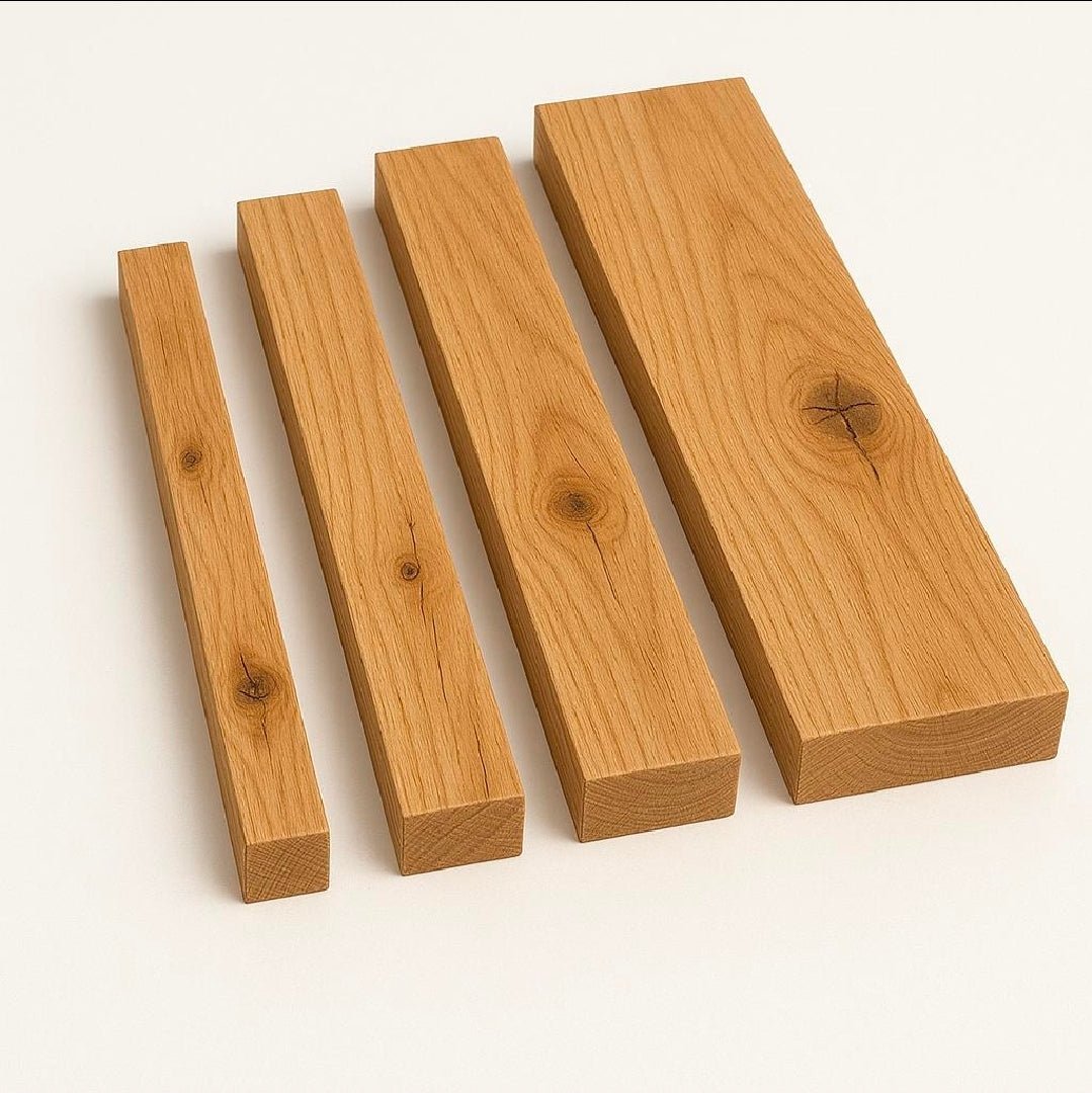 Massivholzleisten - Set – Premium - Holzsorten für DIY, Handwerk & Modellbau - Woodequipment24