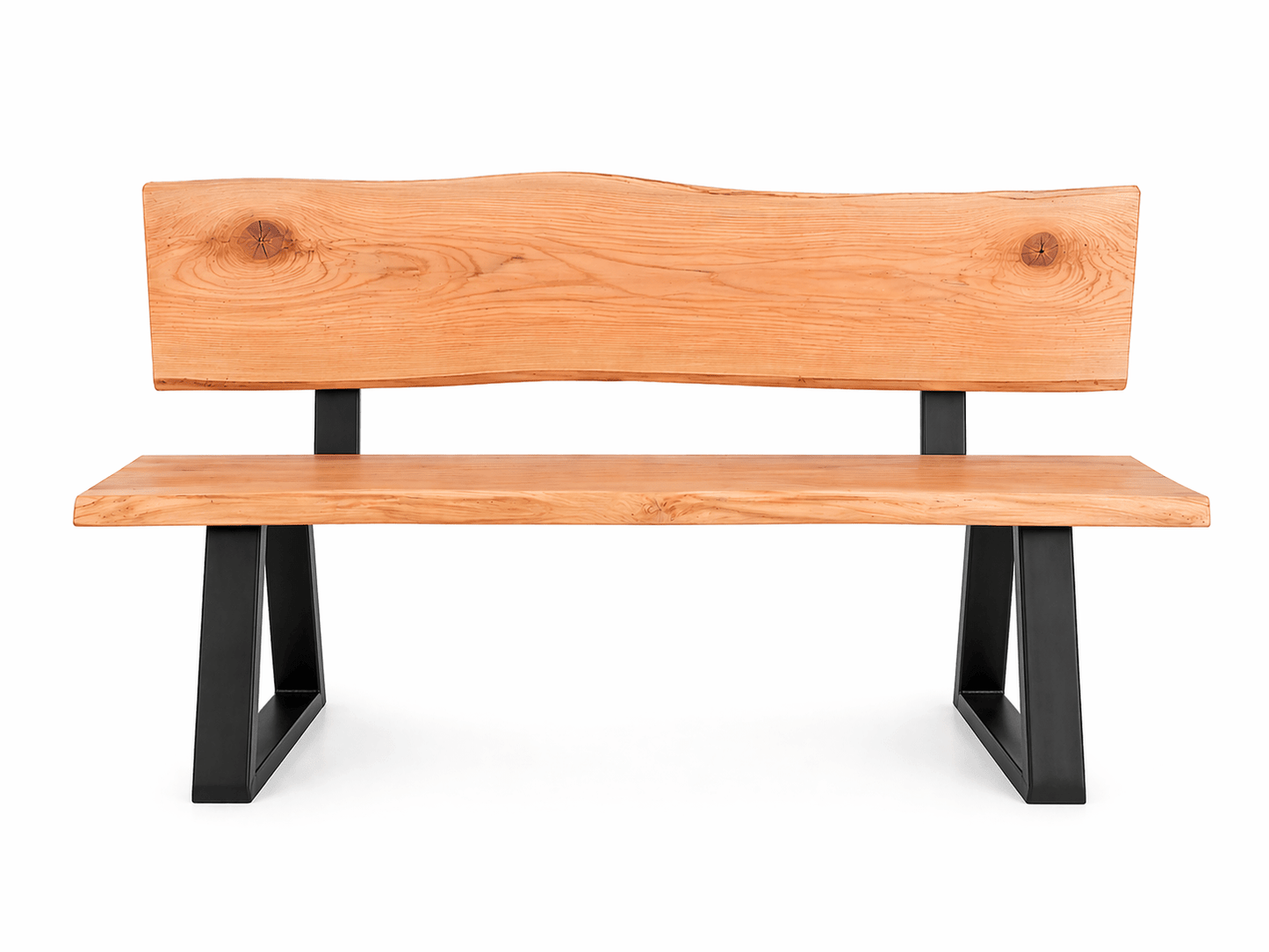 Personalisierte Holzbank mit Gravur – Sitzbank aus massivem Douglasienholz – Individuell mit Namen & Datum – Geschenk zur Hochzeit, Jubiläum oder Rente – 120 cm - Wood - 24