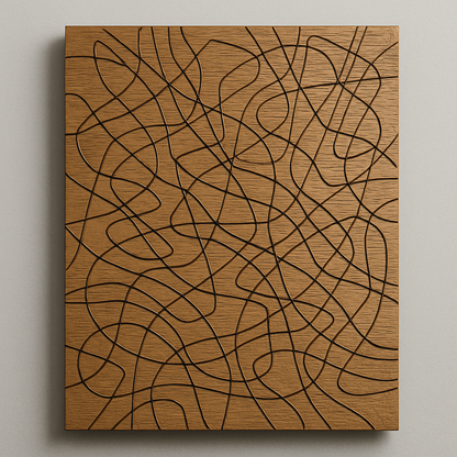 Eichenholz Wandbilder, gelasert 45x60cm