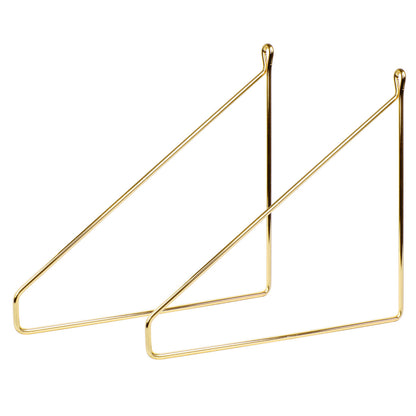 Wandregal aus massiver Eiche geölt – 200 mm tief, 250 mm breit – mit Metallhaltern | Handgefertigtes Regalbrett | Kleines Regal für Küche, Bad & Wohnzimmer | Sondergrößen möglich
