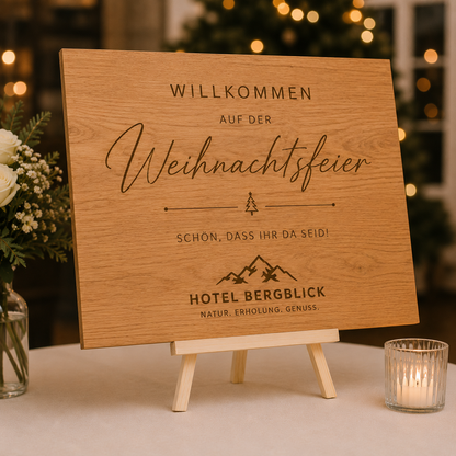 Hochzeitschild - Begrüßungschild -Eingangsbereich Hochzeit - Empfang