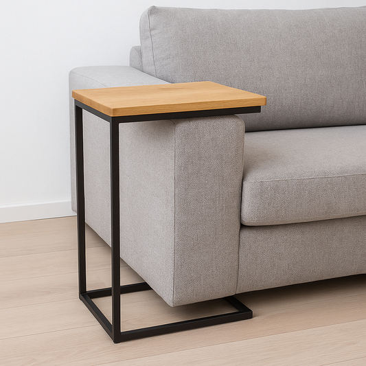 Beistelltisch C-Form