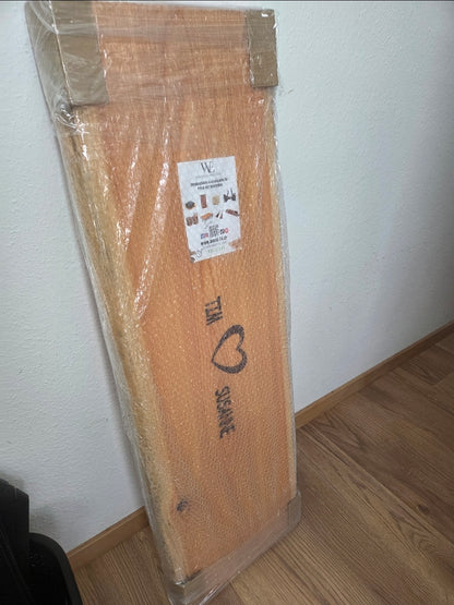 Sitzbank aus Massivholz zum gravieren *Personalisierbar* I Hochzeit I Rente I Geburtstag
