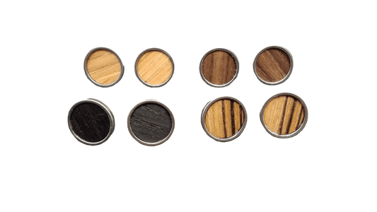 SZV Ohrringe "Holz küsst Metall" - Woodequipment24