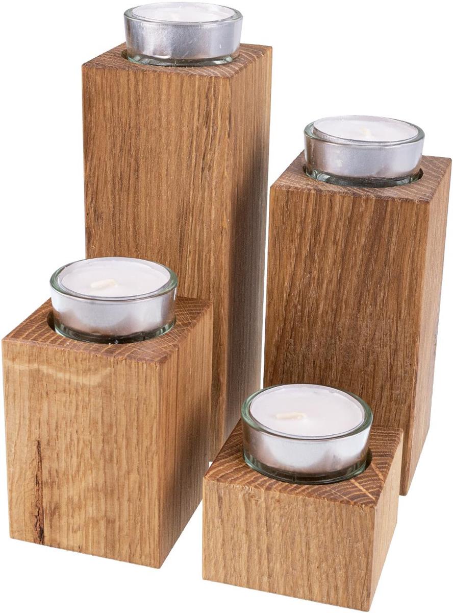 Teelichthalter - "Adventskranz" - Woodequipment24