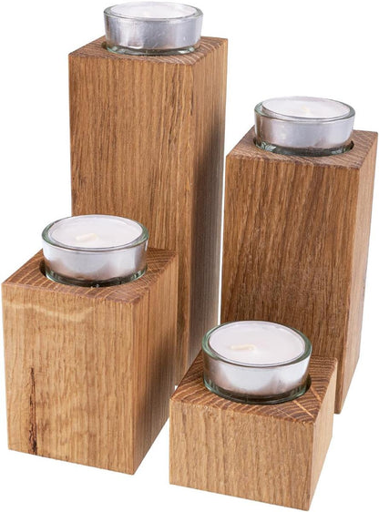 Teelichthalter - "Adventskranz" - Woodequipment24