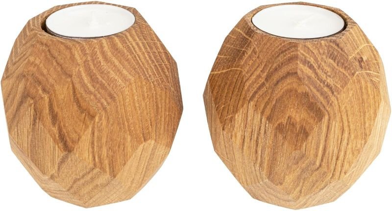 Teelichthalter Set "Diamond" - Woodequipment24