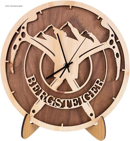 Wanduhr "Bergsteiger" - Woodequipment24