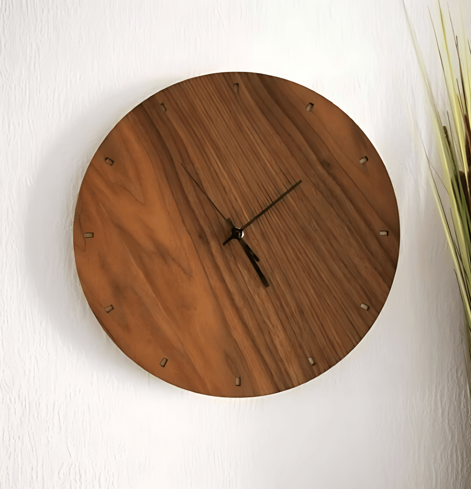 Wanduhr "Eleganto" *PERSONALISIERBAR* - Woodequipment24