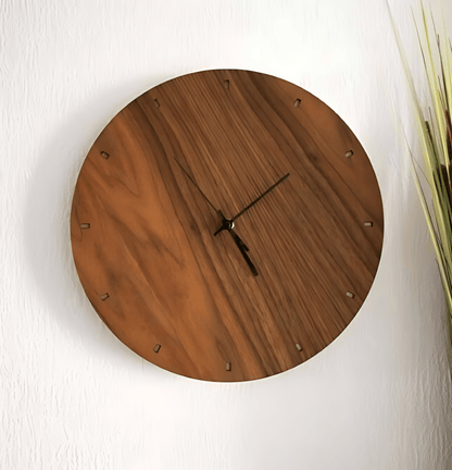 Wanduhr "Eleganto" *PERSONALISIERBAR* - Woodequipment24