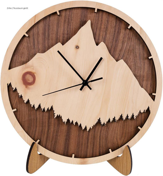 Wanduhr "Gipfelliebe" - Woodequipment24